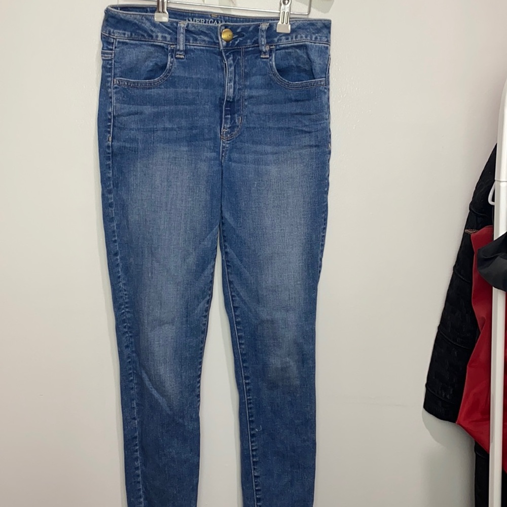 American Eagle Super Stretch Denim Jeans, Size 8 Regular